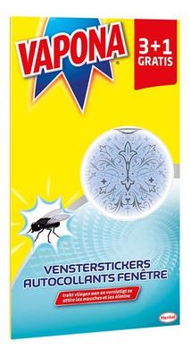 VAPONA STICKER FENETRE BLEU 3+1GR