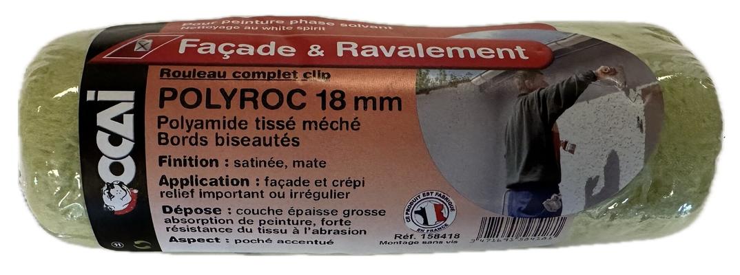 ROULEAU POLYROC 18MM - ANTIGOUTTE MECHE THERMO CLIP 180MM