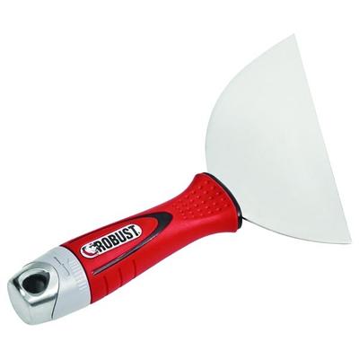 COUTEAU PLAQUISTE DEMI-LUNE ROBUST SILVER INOX