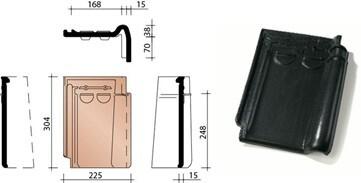 RIVE DROITE TUILE 44 ANTHRACITE