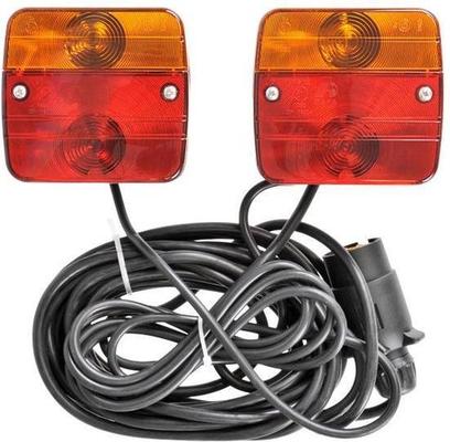 FEUX REMORQUE MAGNETIQUE, CABLE 7.5M