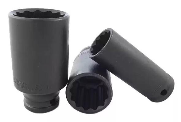 COFFRET DE 13 DOUILLES A CHOC LONGUES 1/2"