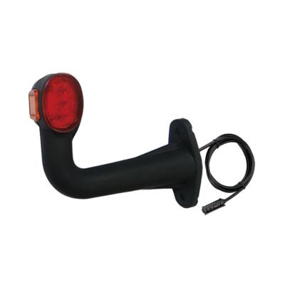 LED FEU LATERAL CAOUTCHOUC 90°-GAUCHE 12/24V