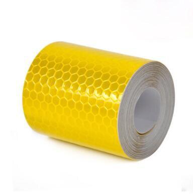 BANDE REFLECHISSANTE REMORQUE JAUNE 50MM/50M