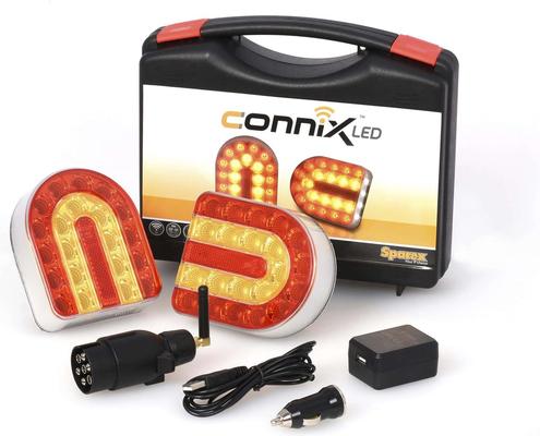KIT FEUX ARRIERES LED CONNIX SANS FIL 12V 7P