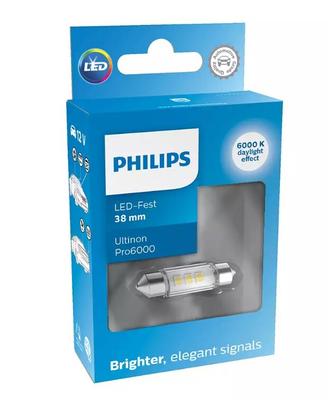 PHILIPS ULTINON PRO6000 - 12V - LED - FESTON 38MM - NON ECE