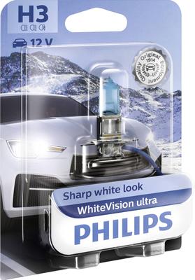 PHILIPS H3 12V 55W - WHITEVISION ULTRA