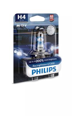 PHILIPS H4 12V 60/55W RACINGVISION GT200