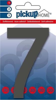 CHIFFRE ADHE. 3D RIO GRIS - 7 100MM