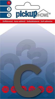 LETTRE ADHE. 3D RIO GRIS - C 60MM