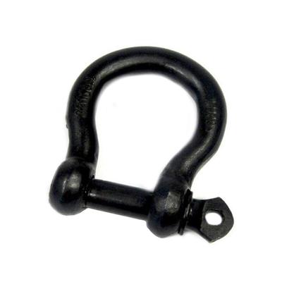 MANILLES FORME LYRE  NOIR 6MM(2PCS)