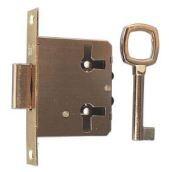 SERRURE DE MEUBLE TETE LAITONNE 30MM