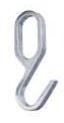 CROCHET DE GARDE-ROBE OVALE 30X15MM (2PCS)