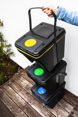 ECO SORTER SET 4X25L 400X300X516