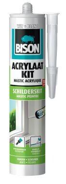 BISON MASTIQUE ACRYLIQUE BLANC 310ML