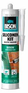 BISON SILICONE CONSTRUCTION BLANC 300ML