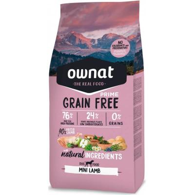 OWNAT GRAIN FREE PRIME MINI ADULT LAMB 3KG