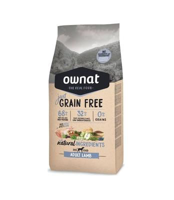 OWNAT GRAIN FREE JUST ADULT LAMB 3KG