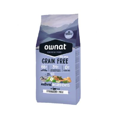 OWNAT GRAIN FREE PRIME STERILIZED FISH 1KG