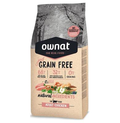 OWNAT GRAIN FREE JUST ADULT CAT 1KG