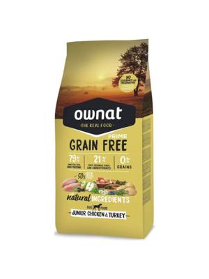 OWNAT GRAIN FREE PRIME JUNIOR CHICKEN & TURKEY 12KG