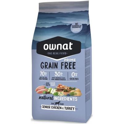 OWNAT GRAIN FREE PRIME SENIOR POULET & DINDE 12KG