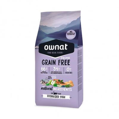 OWNAT GRAIN FREE PRIME ADULT STERILIZED FISH 8KG