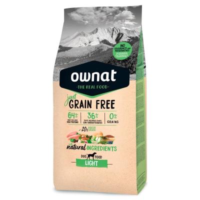 OWNAT GRAIN FREE JUST ADULT LIGHT/STERILISED 3KG