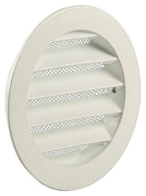 GRILLE RONDE D:100 RAL 9010 (BLANC) R434