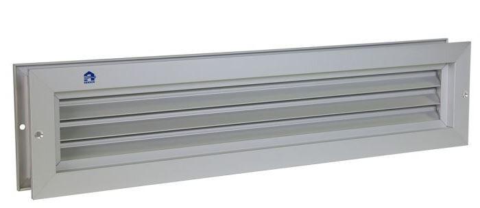 GRILLE PORTE RENSON461 425X76MM ALU