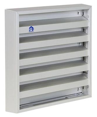 GRILLE HOTTE 210X210MM RAL8019