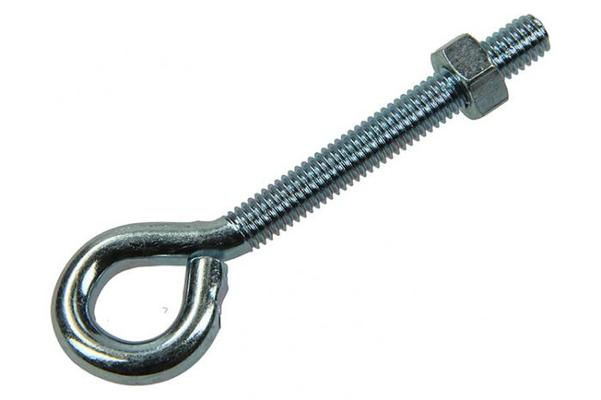 PITON VIS METAUX+ECROU ACIER ZN 4 PC M6 X 40 MM