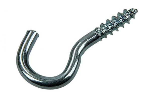 CROCHET D'ARMOIRE ACIER ZN 4PC 5,0X35MM