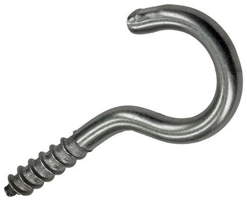 CROCHET D'ARMOIRE ACIER INOXYDABLE 2PC 3,5X20MM
