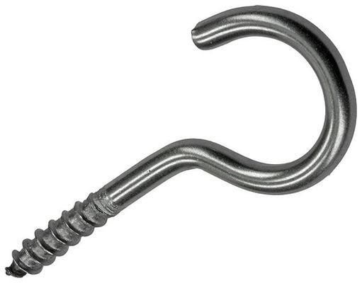 CROCHET D'ARMOIRE ACIER INOX 1PC 6,0X60MM