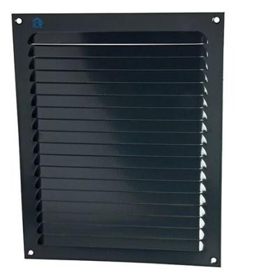 GRILLE DE VENTILATION A FENTE PLATE ALUMINIUM ANTHRACITE 200X250MM