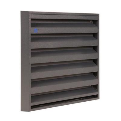 GRILLE MUR APPL. ALUMINIUM ANTHRACITE 225X225