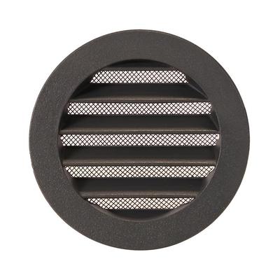 GRILLE RONDE A ENCASTRER 434/R ALUMINIUM D:100 RAL 7016