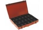 COFFRET METAL MULTICASES ROUGE 23.5X33.5X5.2CM