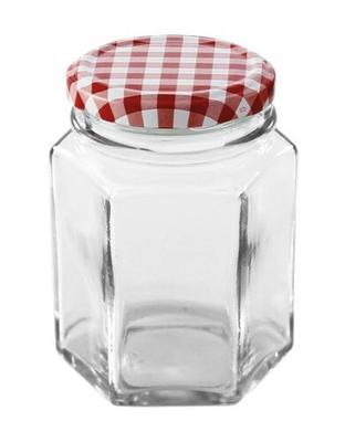 WECK BOCAL HEXAGONAL 110ML AVEC COUVERCLE (6PCS)