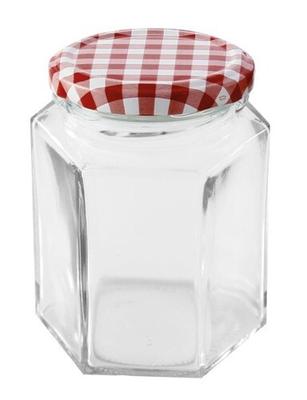 WECK BOCAL HEXAGONAL 191ML AVEC COUVERCLE (6PCS)