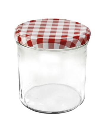 WECK BOCAL ROND 340ML + COUVERCLE VICHY 82MM (6PCS)