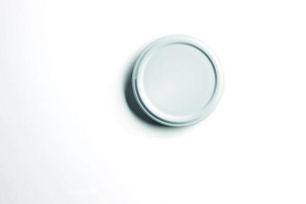 WECK COUVERCLE METAL BLANC 63MM (POUR BOCAL 287ML) (5PCS)
