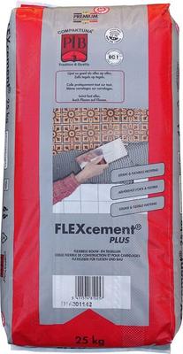 CIMENT COLLE FLEX PLUS GRIS 25KG PTB