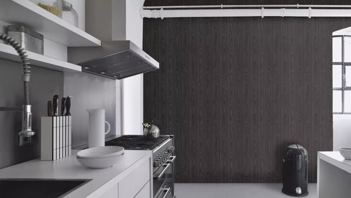 PAPIER PEINT INTISSE FACTORY V BOIS NOIR