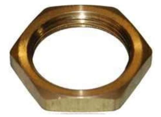 ECROU LAITON 6310 1/2 SUR BLISTER