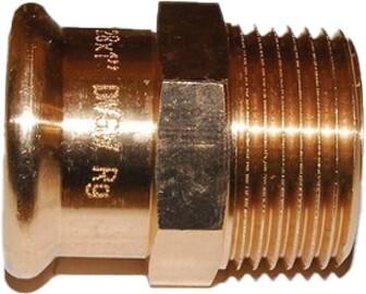 MANCHON M CUIVRE GAZ FILETE 3/4X18