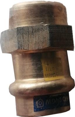 MANCHON F CUIVRE GAZ FILETE 1/2X18