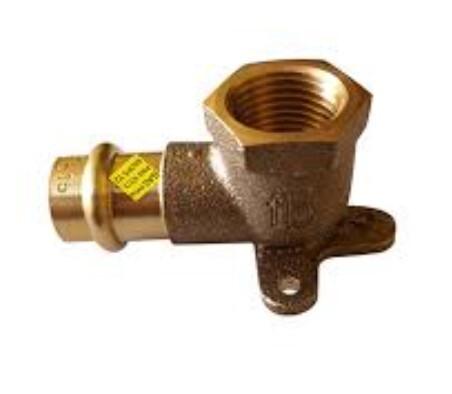 CULASSE 90° CUIVRE GAZ FILETE 1/2X15