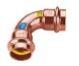 COUDE CUIVRE GAZ 90°FF 22